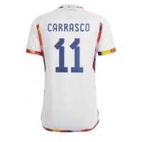 Belgien Yannick Carrasco #11 Bortatröja VM 2022 Kortärmad